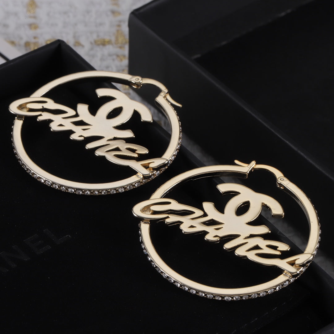 Fashion CC Hollow Earrings