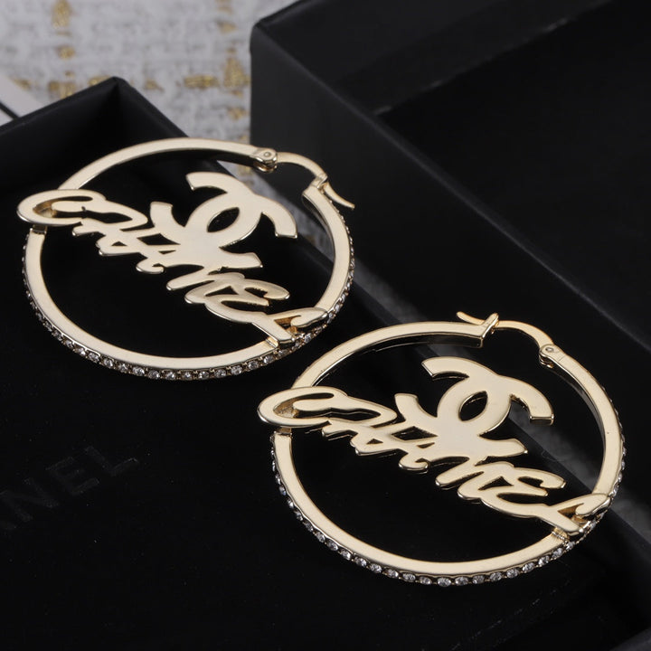 Fashion CC Hollow Earrings