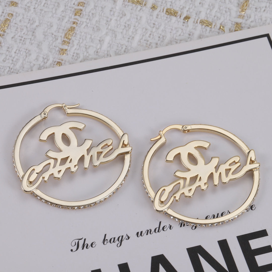 Fashion CC Hollow Earrings