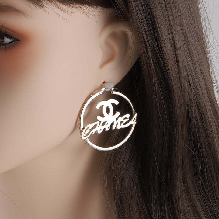 Fashion CC Hollow Earrings