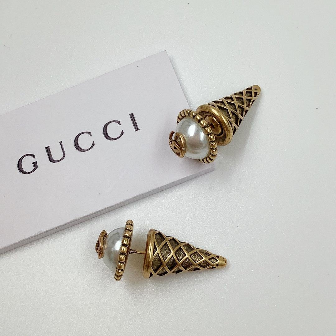 new ice cream shape earrings