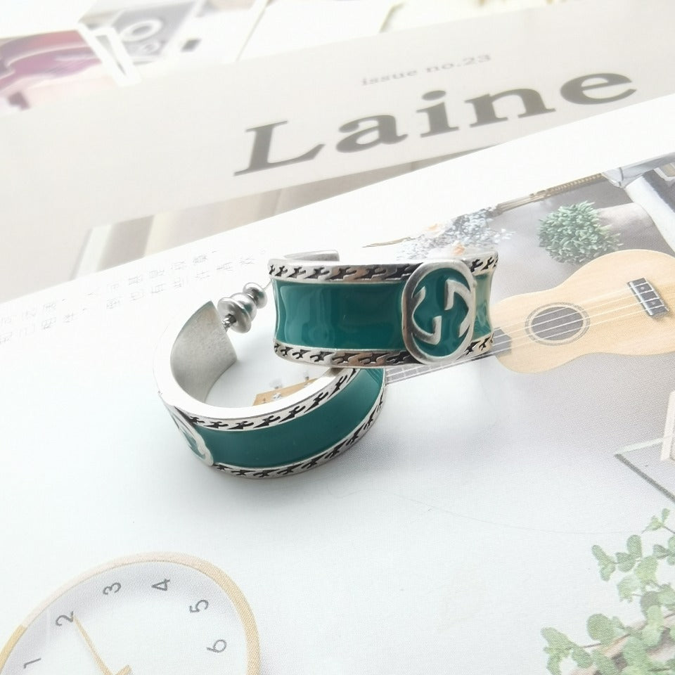 Vintage GG Resin Earrings