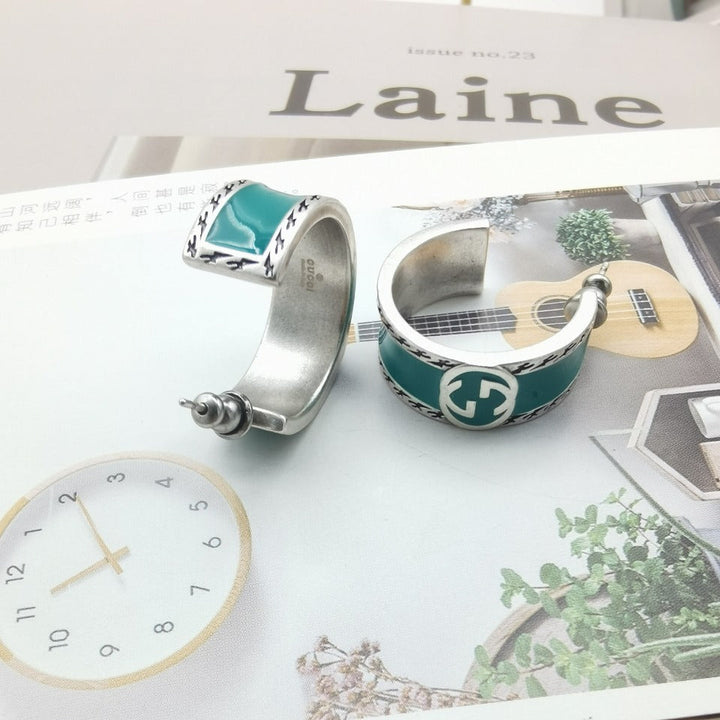 Vintage GG Resin Earrings