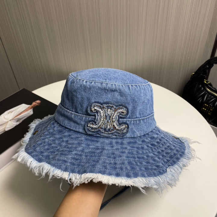 new washed cowboy fisherman hat