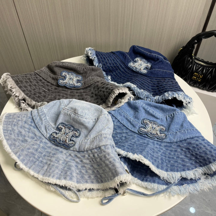 new washed cowboy fisherman hat