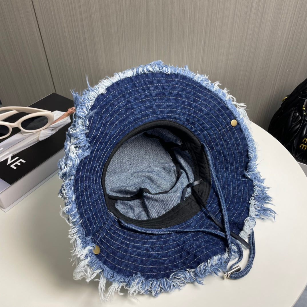 new washed cowboy fisherman hat