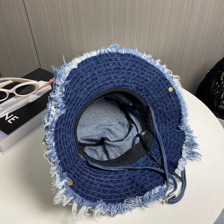 new washed cowboy fisherman hat