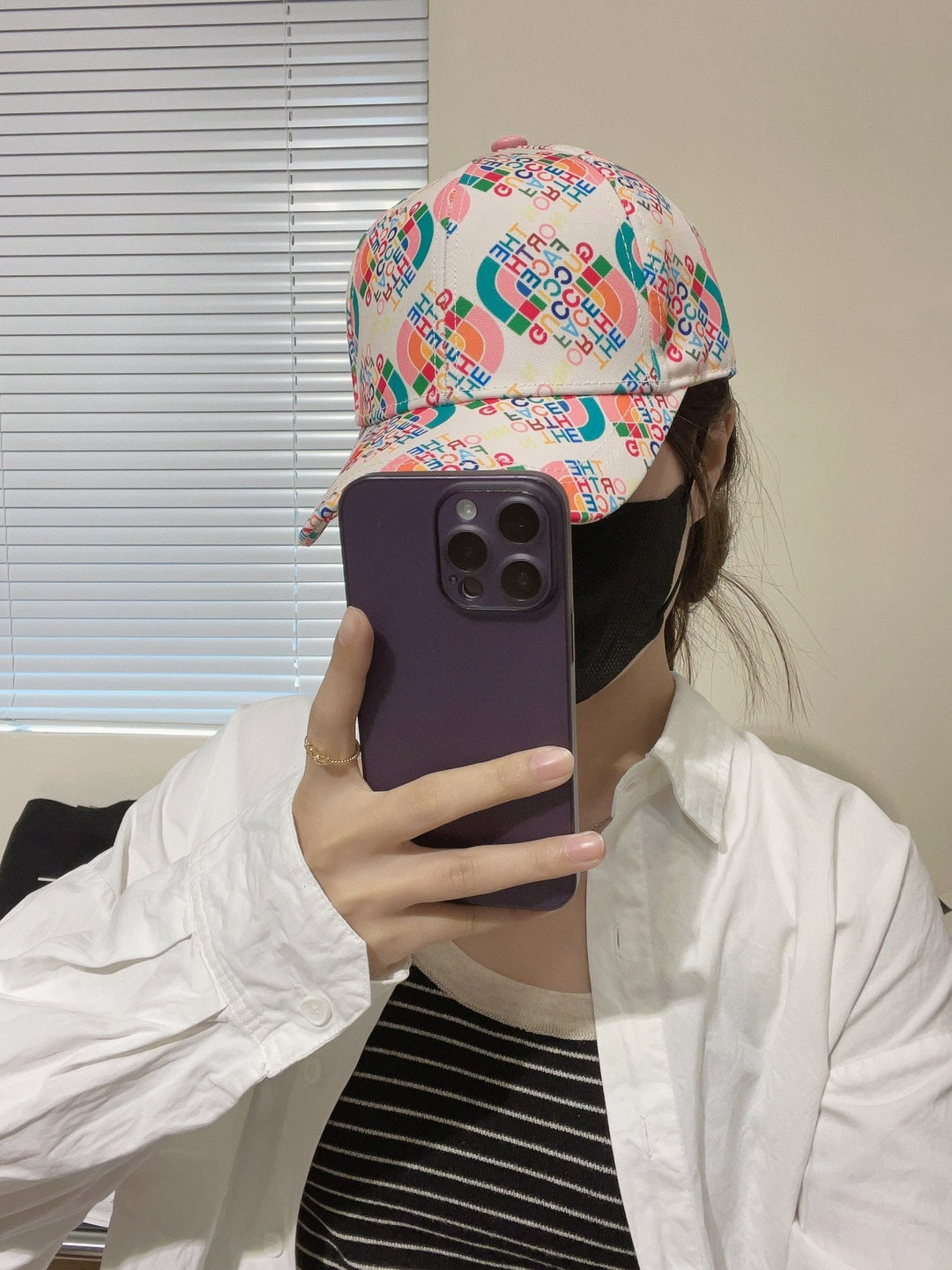 new letter graffiti baseball cap