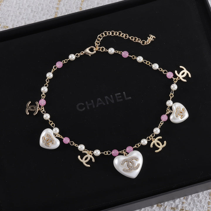 Fashion CC Multi Heart Combo Necklace