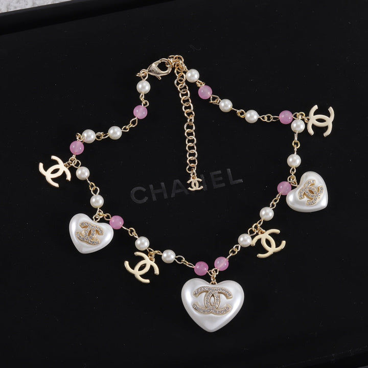 Fashion CC Multi Heart Combo Necklace