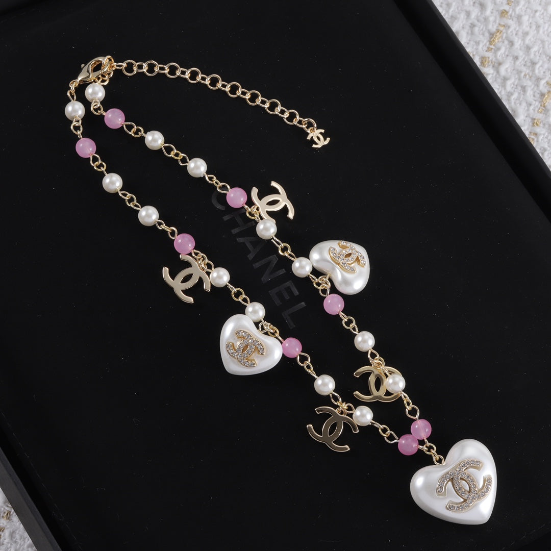 Fashion CC Multi Heart Combo Necklace