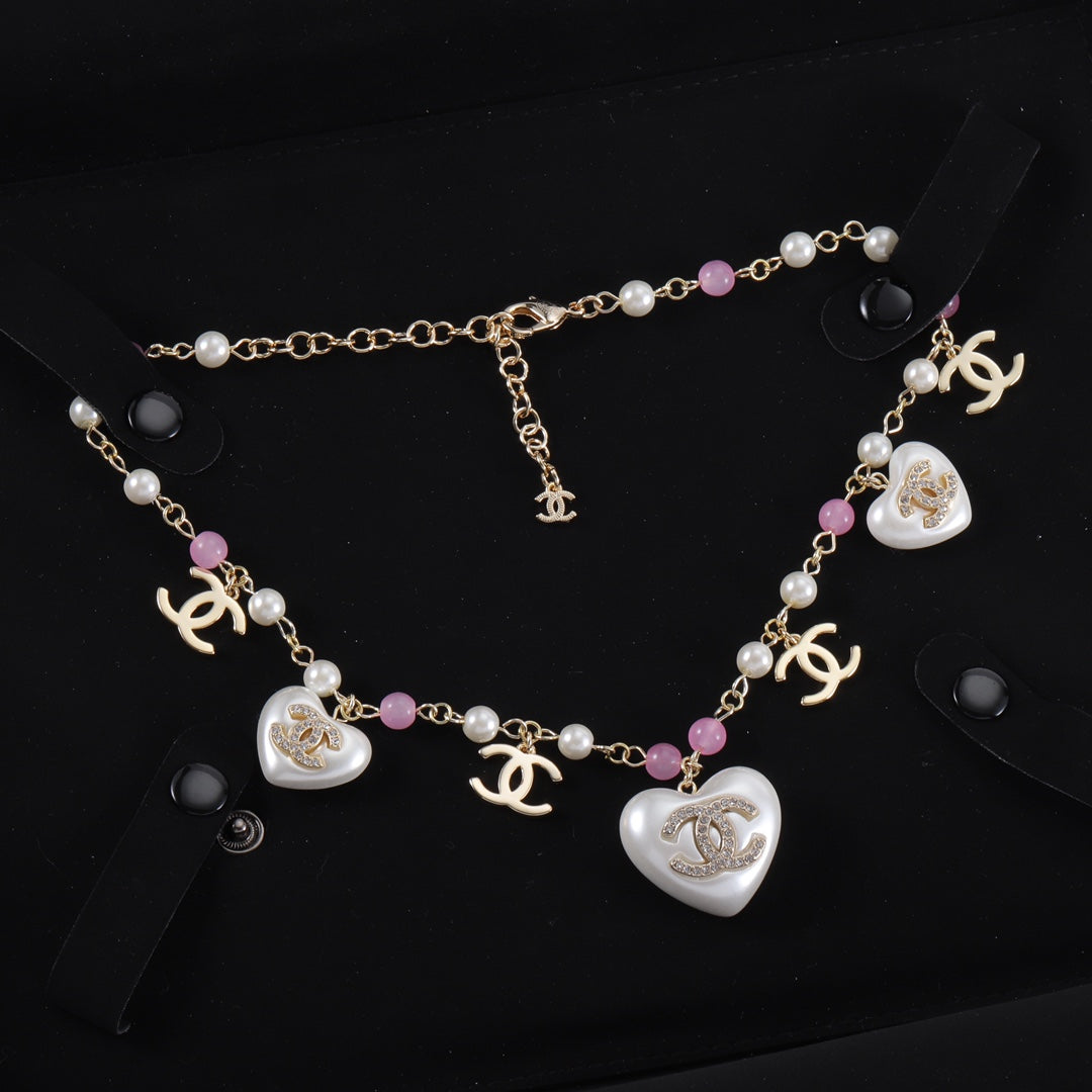 Fashion CC Multi Heart Combo Necklace