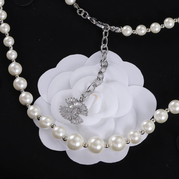 Fashion CC Pearls Size Matching Necklace