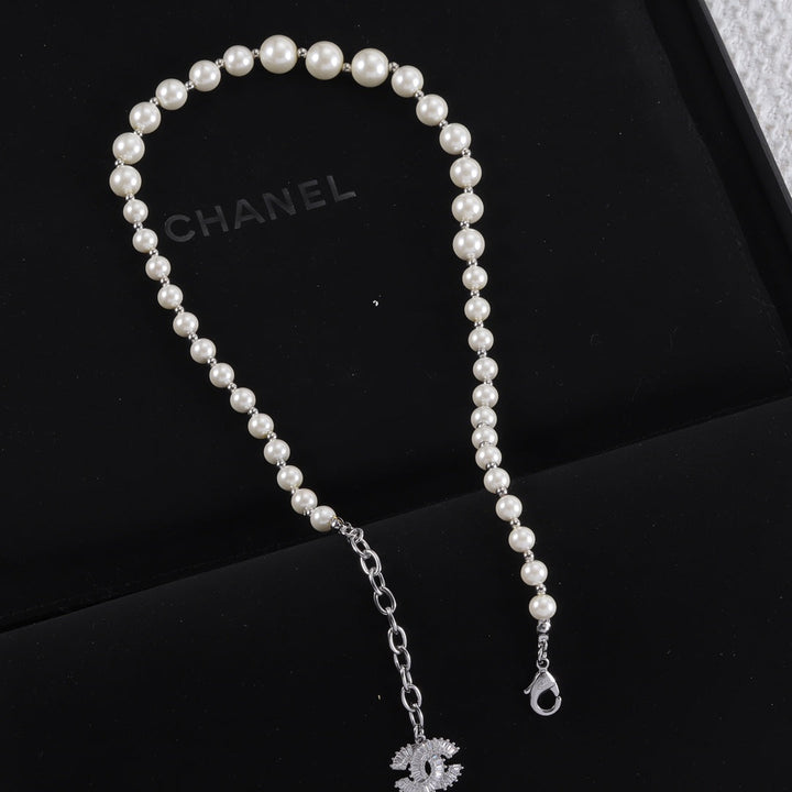 Fashion CC Pearls Size Matching Necklace