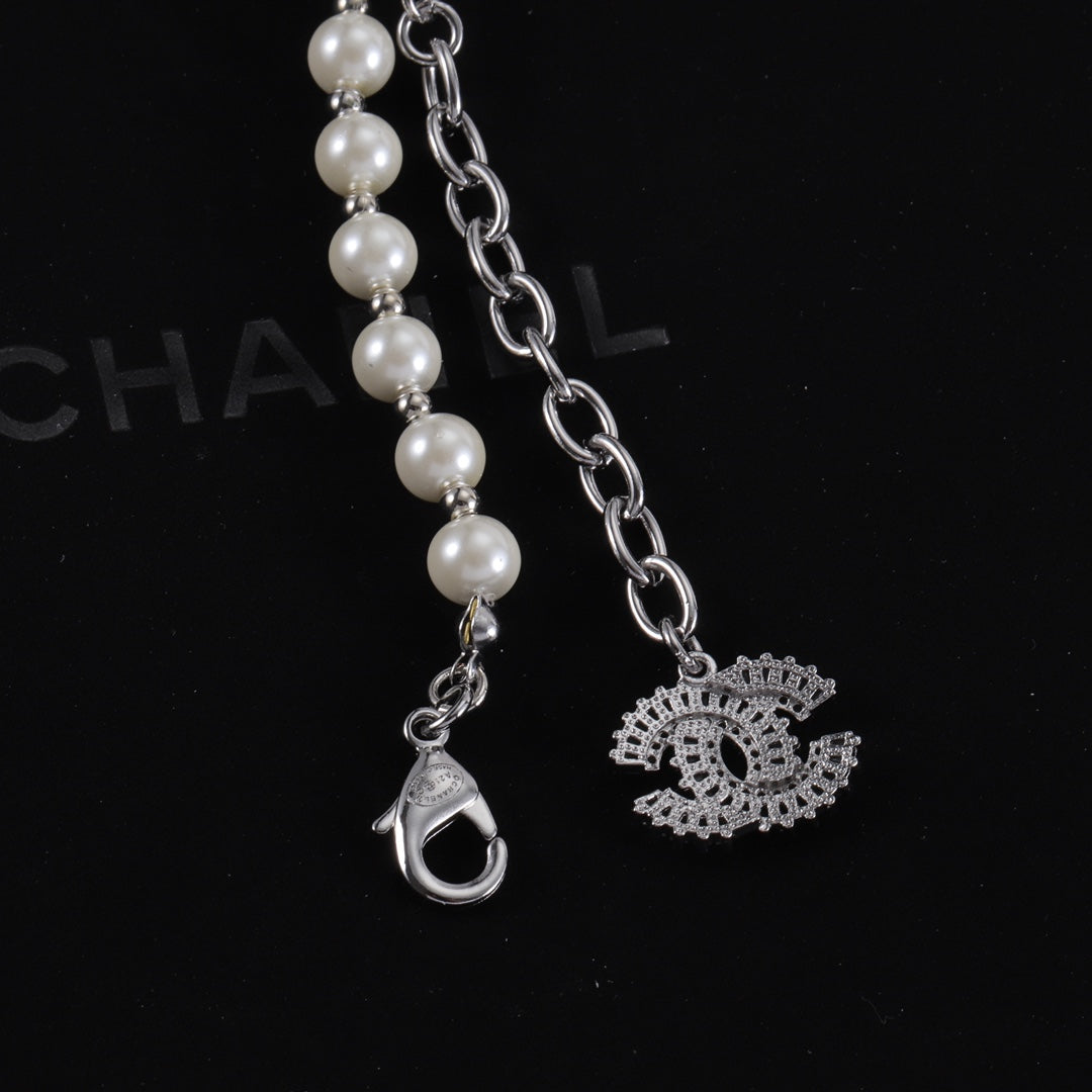 Fashion CC Pearls Size Matching Necklace
