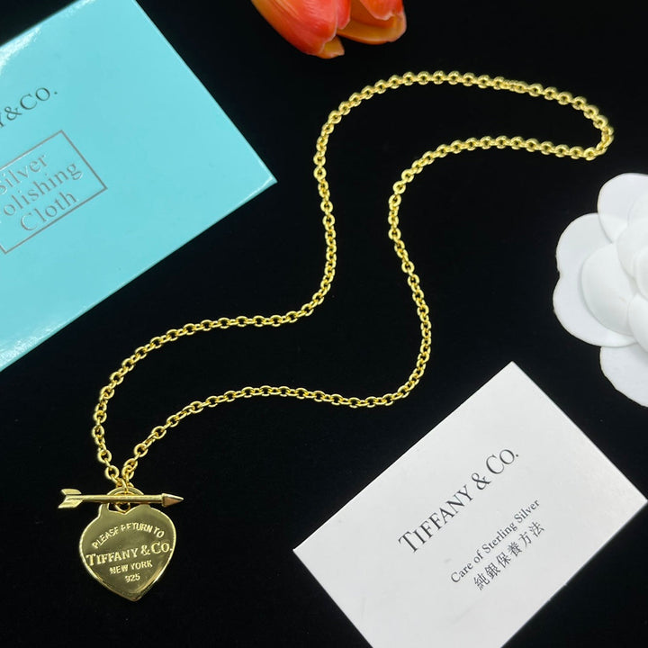 Fashion Brass Sweater Necklace Bracelet