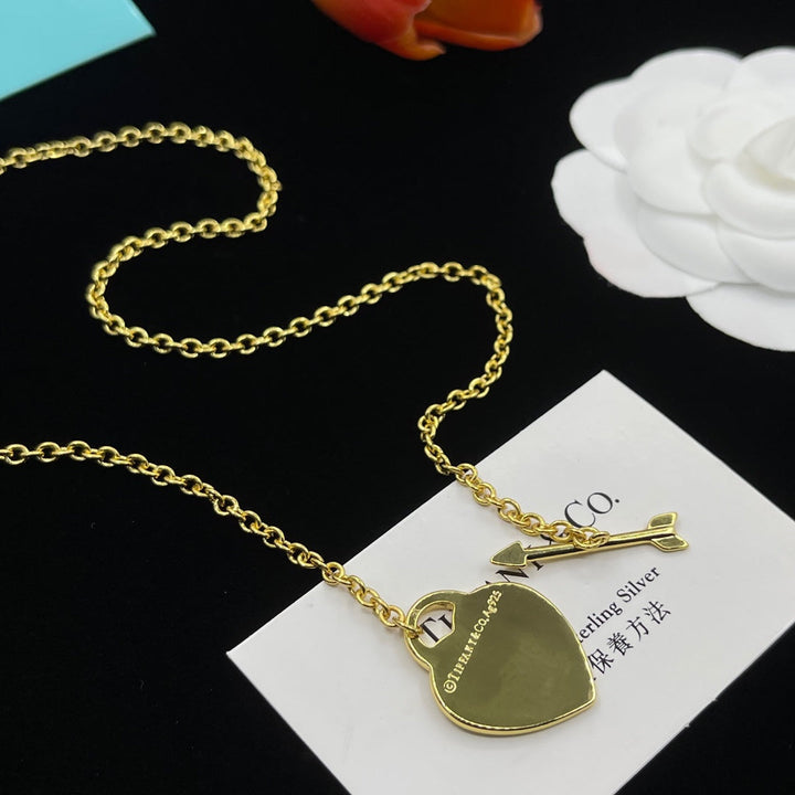 Fashion Brass Sweater Necklace Bracelet