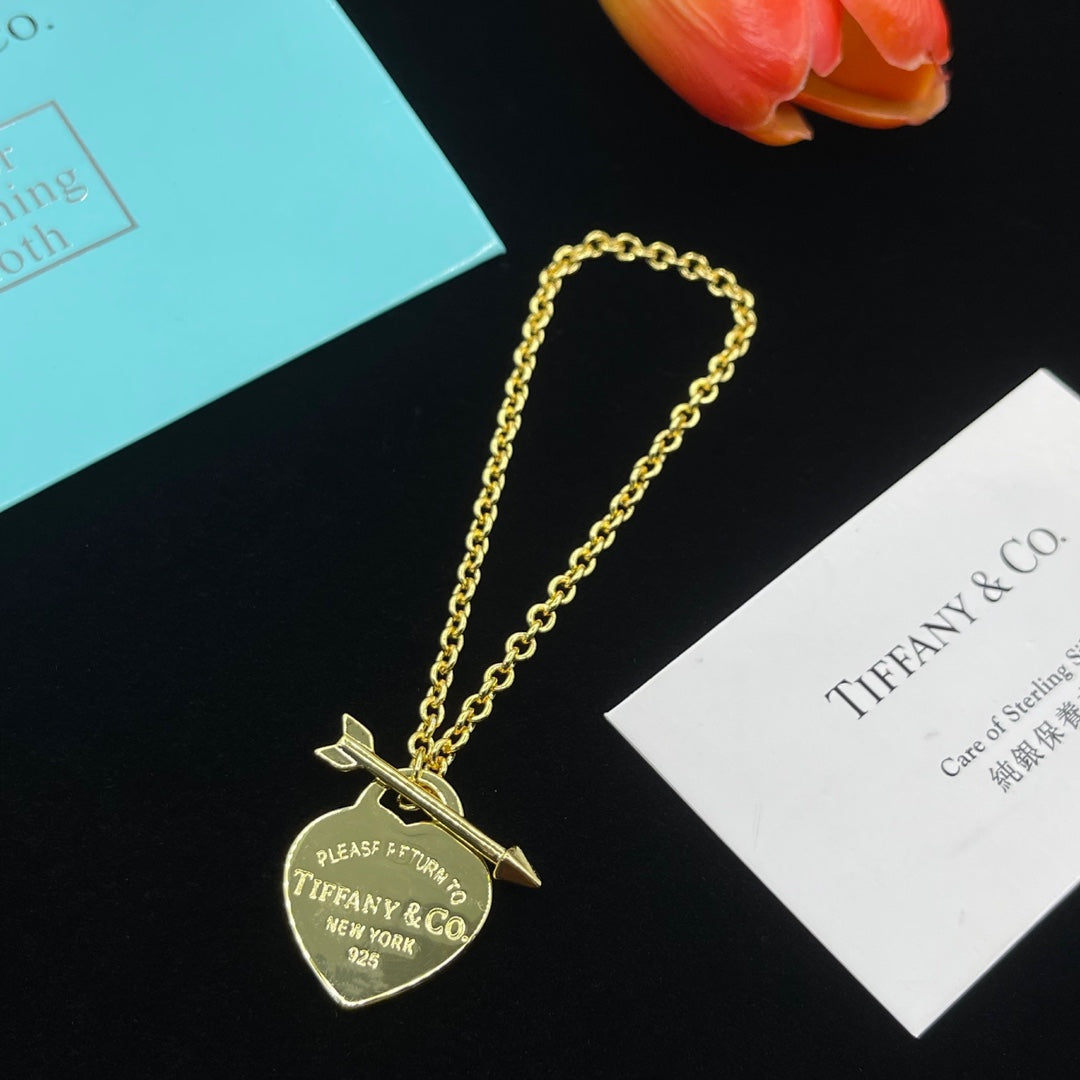 Fashion Brass Sweater Necklace Bracelet