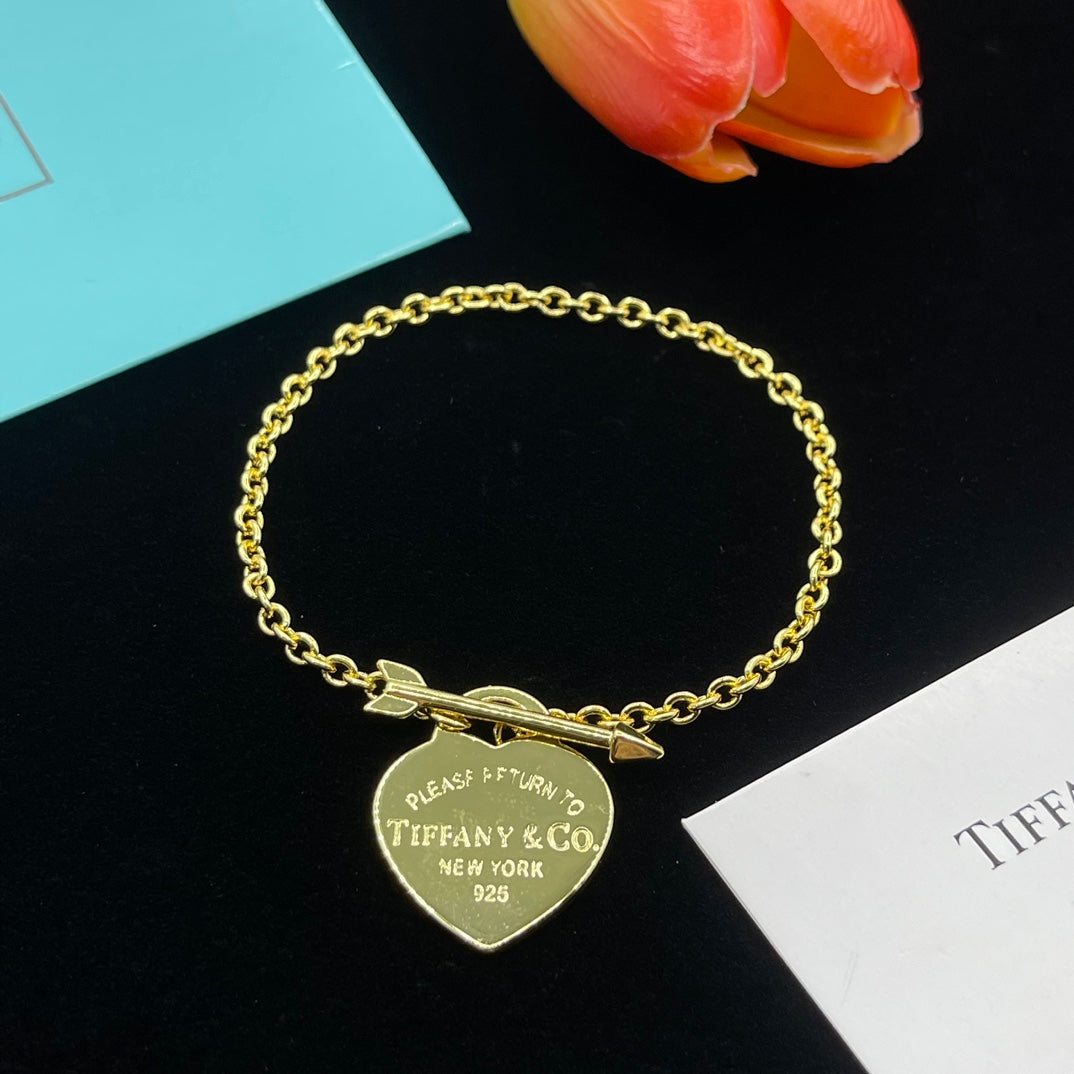 Fashion Brass Sweater Necklace Bracelet