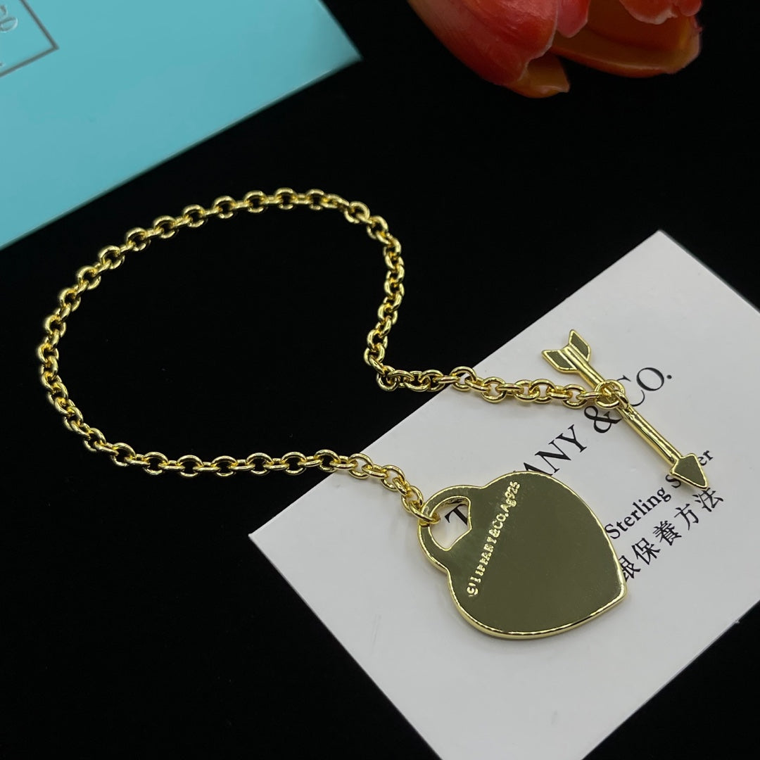 Fashion Brass Sweater Necklace Bracelet