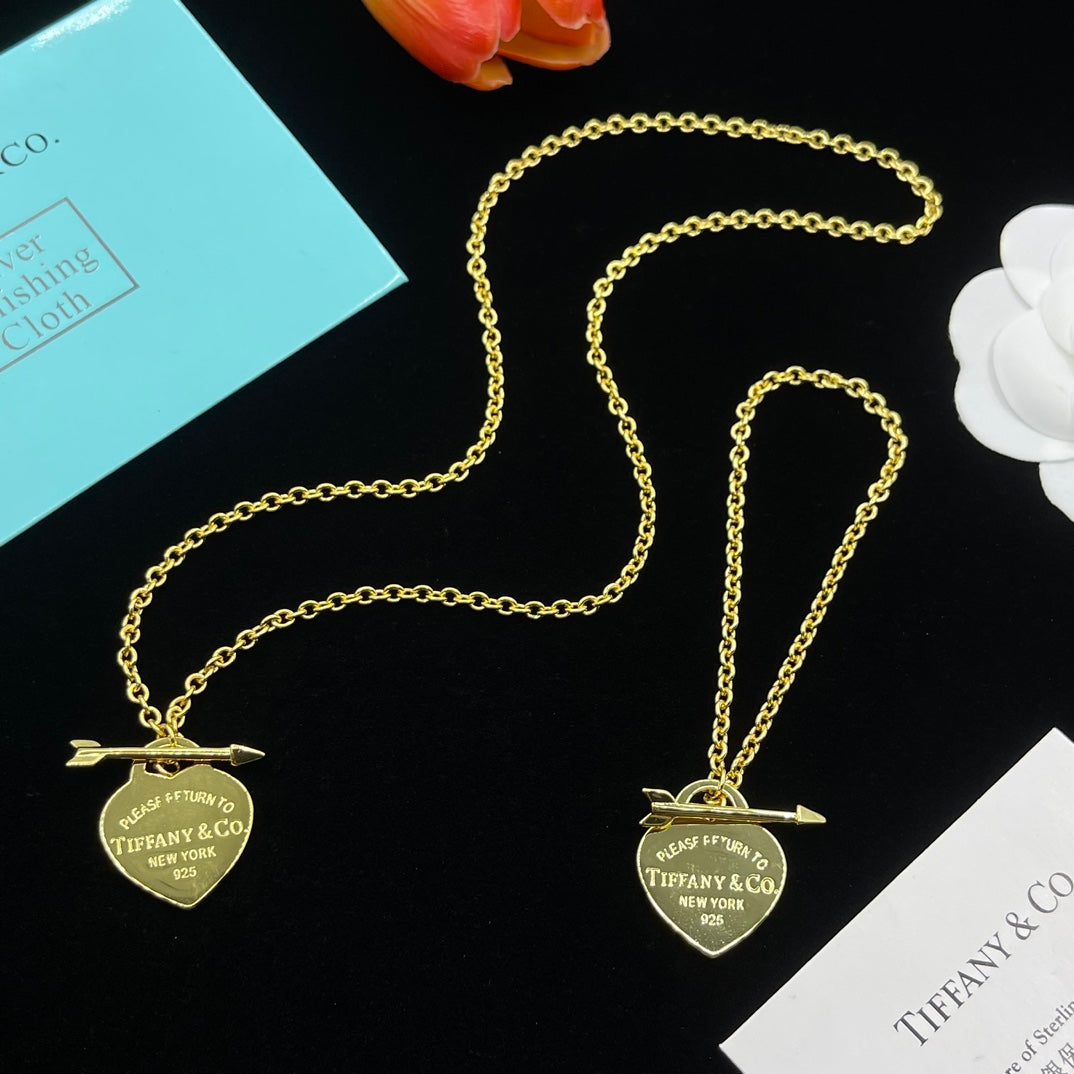 Fashion Brass Sweater Necklace Bracelet