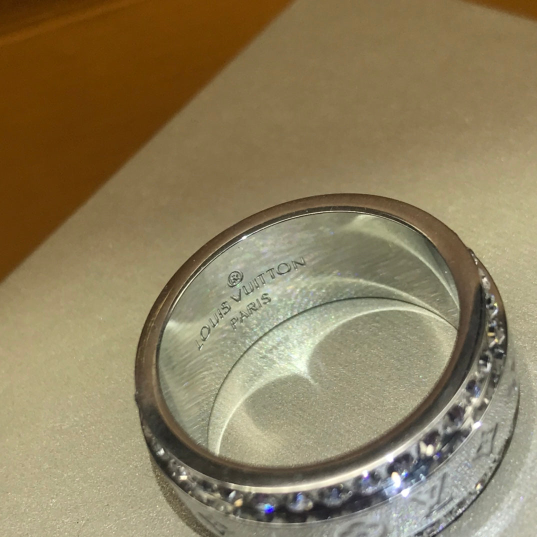 New three rings three colors small square ring