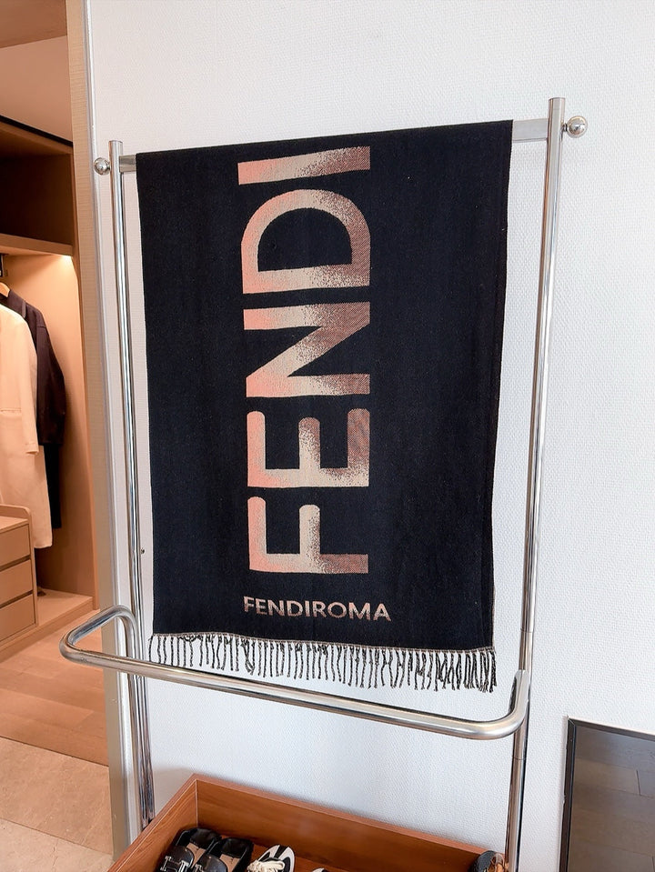 new FF cashmere double-sided scarf