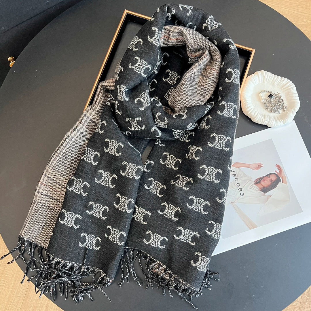 classic double-sided triumph fall and winter scarf