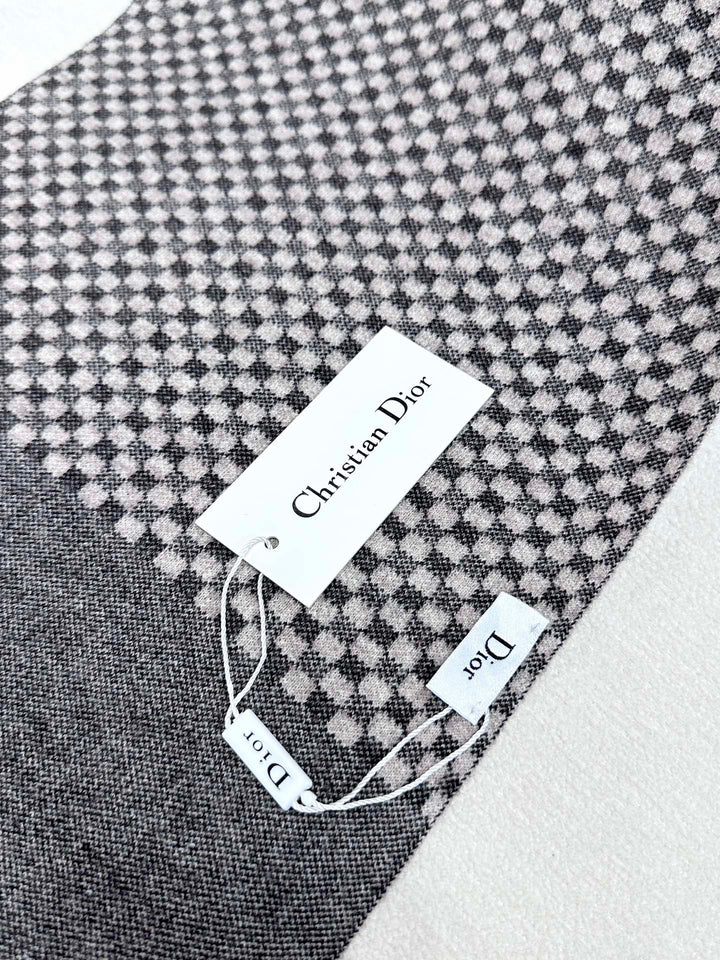 classic thousand birds check fall and winter scarf