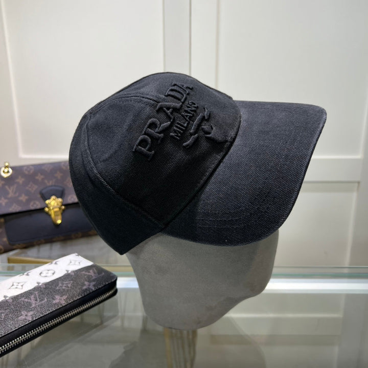 Triangle Label Baseball Caps in 3 Colors