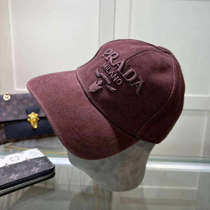 Triangle Label Baseball Caps in 3 Colors
