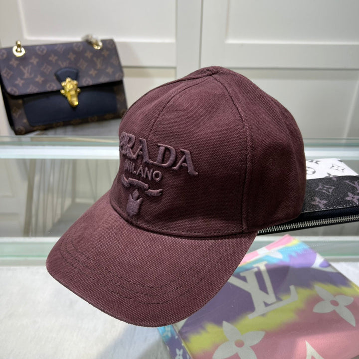 Triangle Label Baseball Caps in 3 Colors