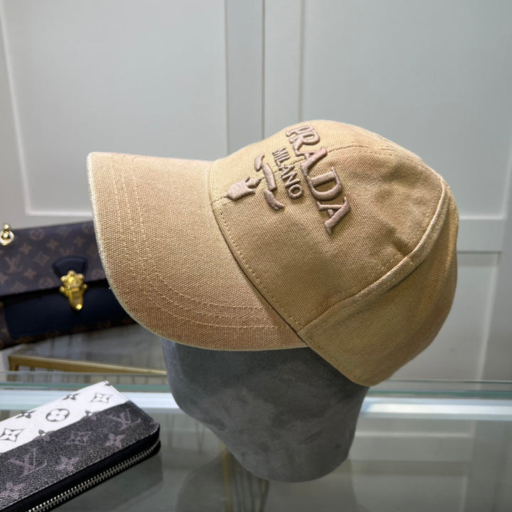 Triangle Label Baseball Caps in 3 Colors