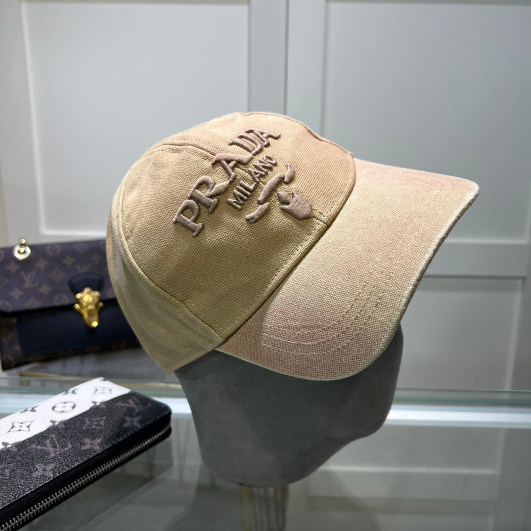Triangle Label Baseball Caps in 3 Colors