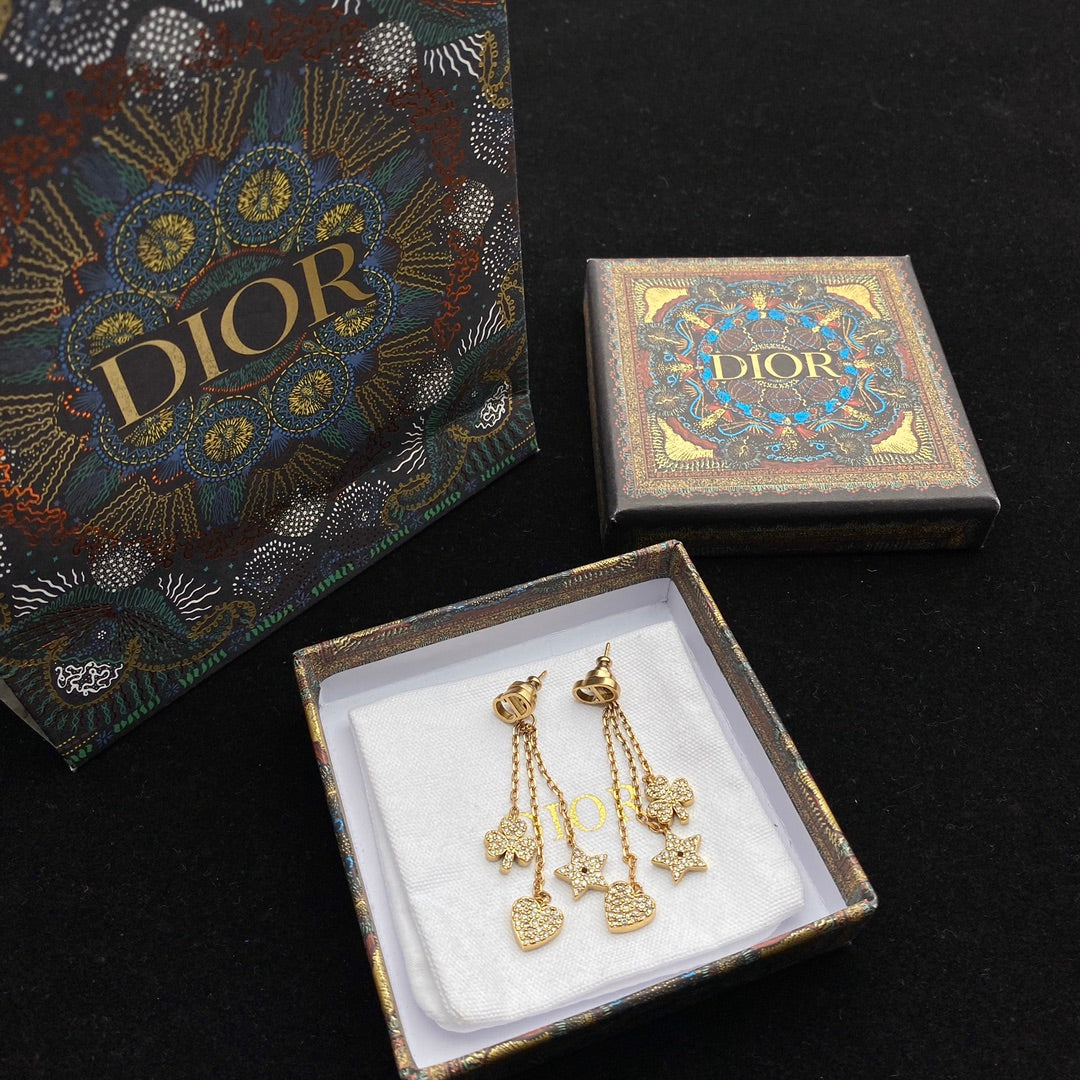 Fashion CD with Love Tassel Earrings