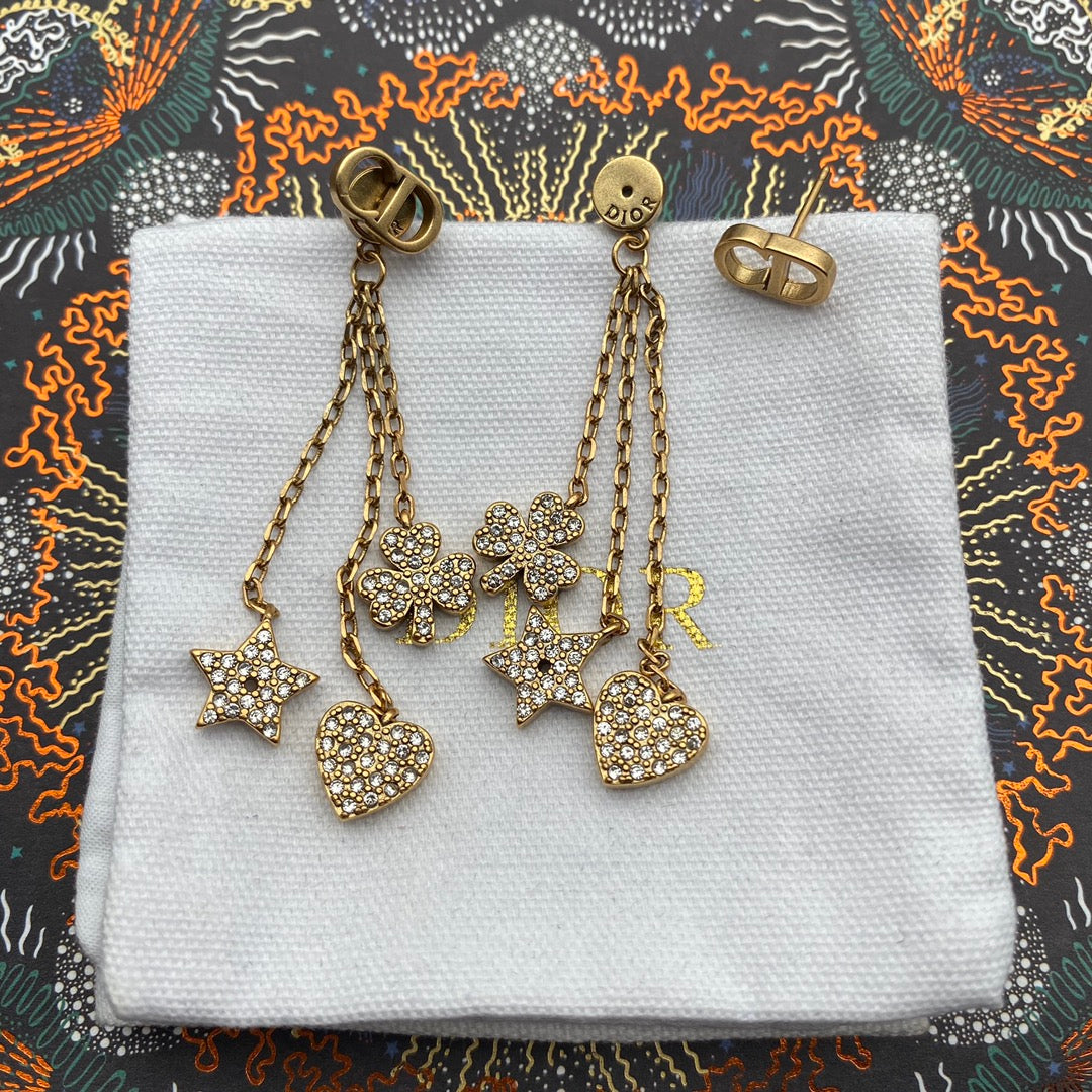 Fashion CD with Love Tassel Earrings