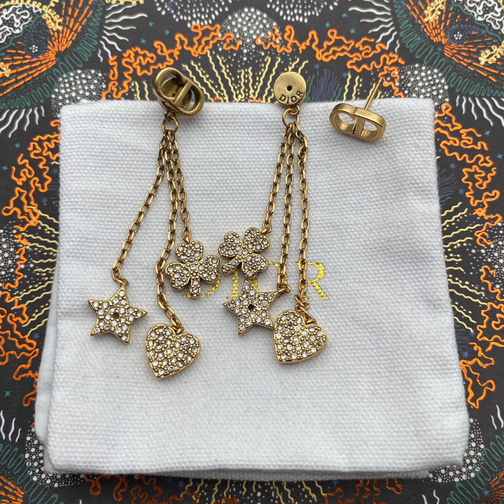 Fashion CD with Love Tassel Earrings