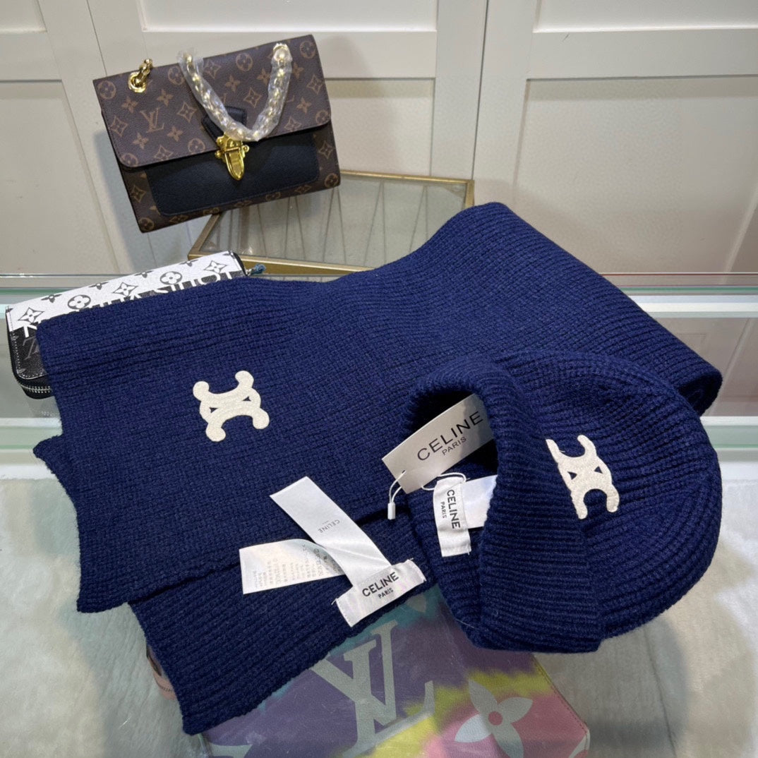 New Classic Set Hat [Wool Set Hat ➕ Scarf ➕ Gloves Set]