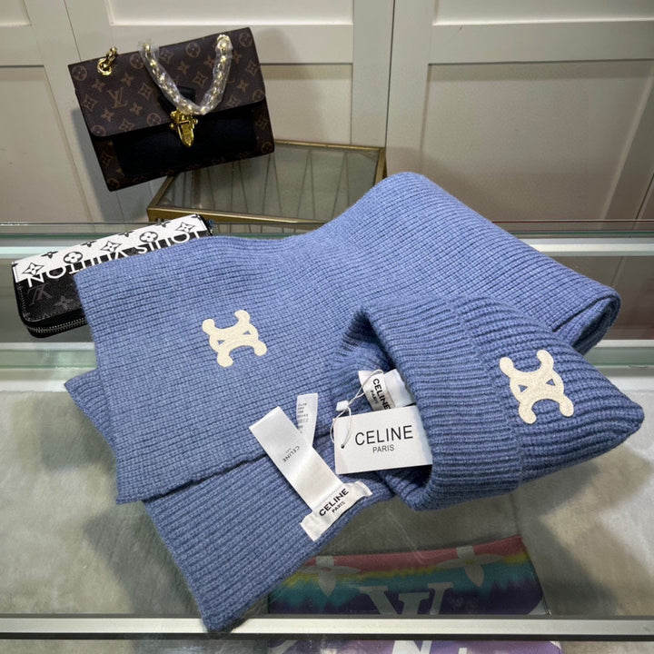 New Classic Set Hat [Wool Set Hat ➕ Scarf ➕ Gloves Set]