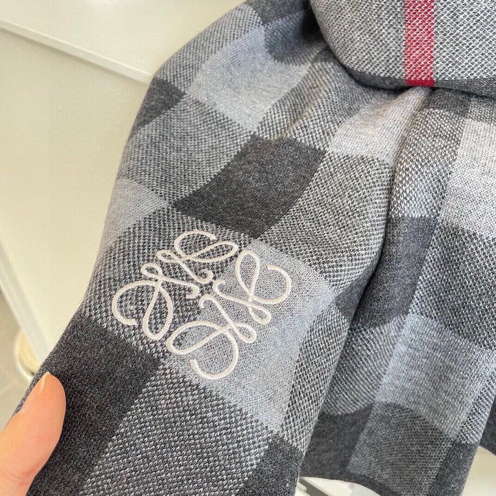 Fashion CC Stamp Knitted Scarf