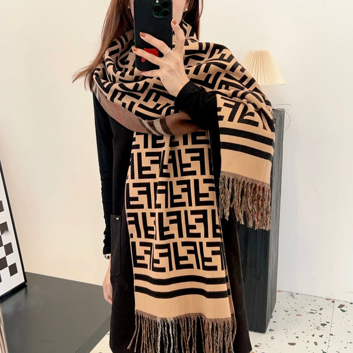 fashion FF extended version of the fall and winter scarf