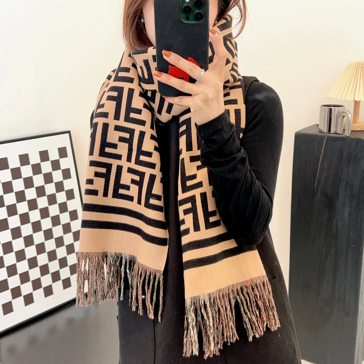 fashion FF extended version of the fall and winter scarf
