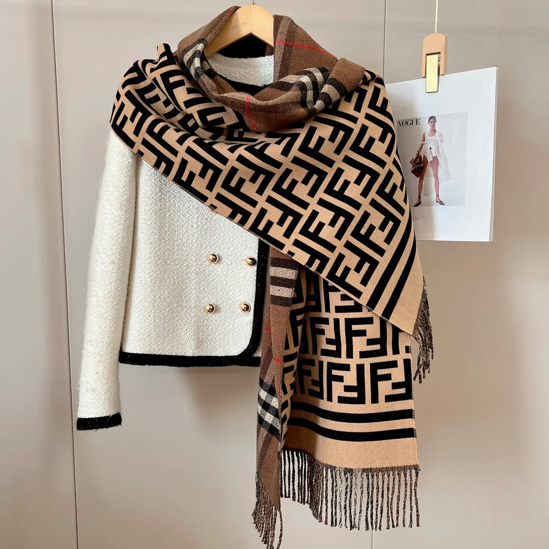 fashion FF extended version of the fall and winter scarf