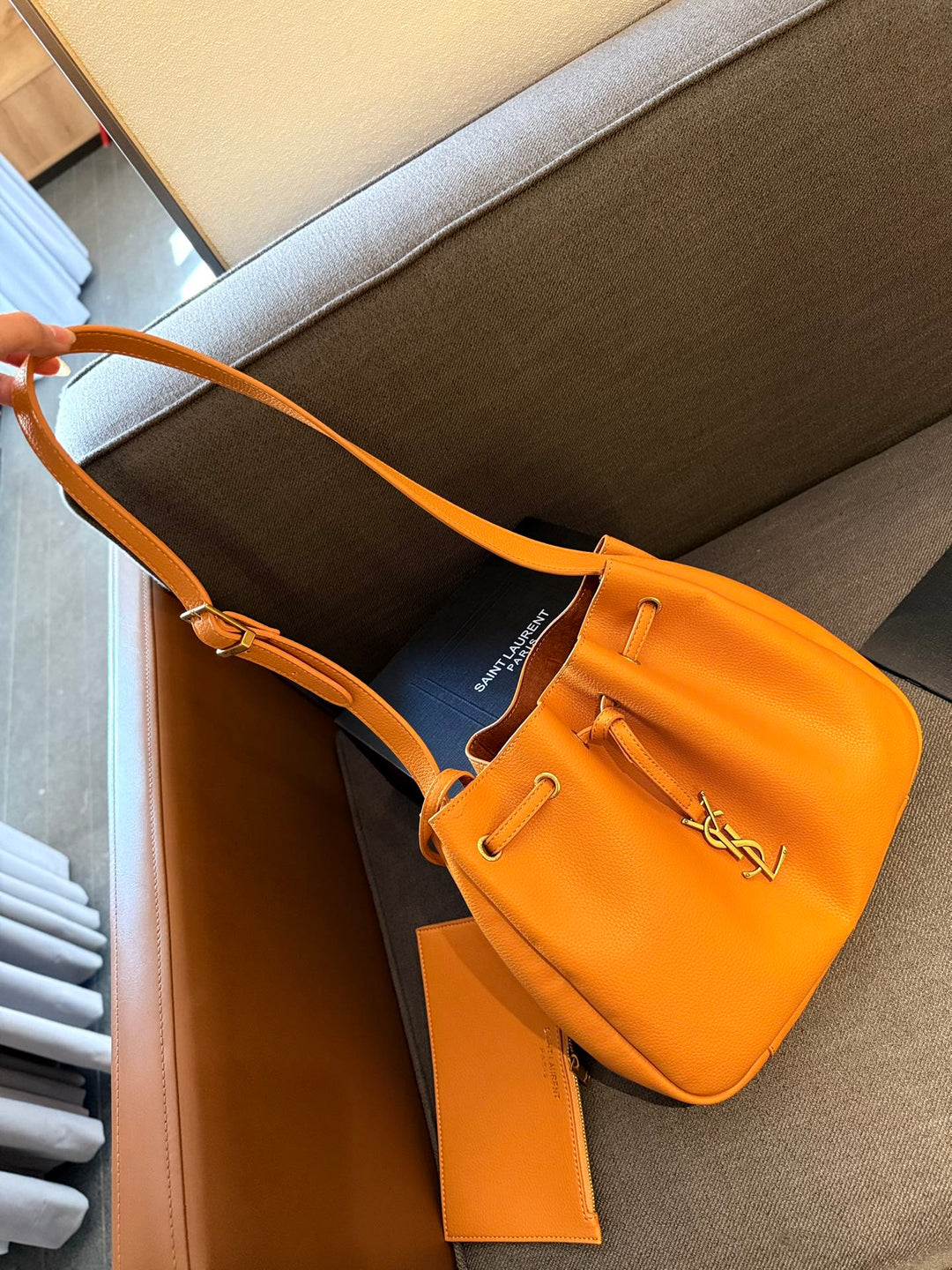 3 Colors Stylish Flap Bucket Bag