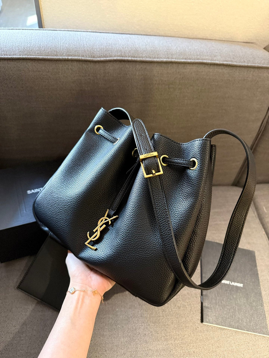 3 Colors Stylish Flap Bucket Bag