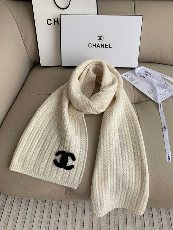 Fashion CC cashmere knitted pineapple pattern fall and winter scarf