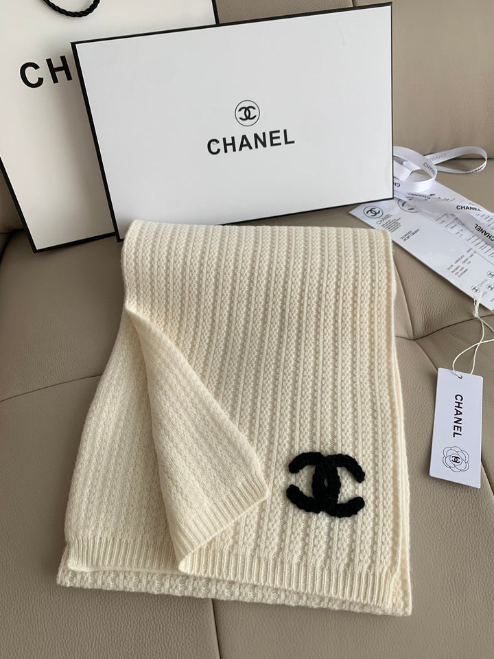 Fashion CC cashmere knitted pineapple pattern fall and winter scarf