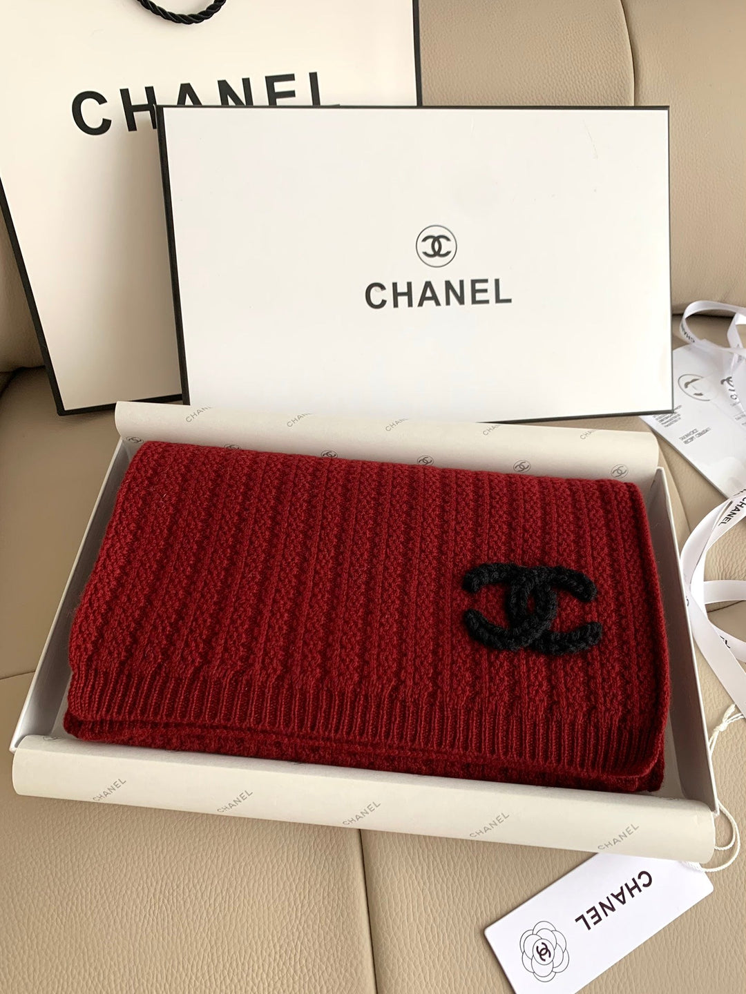 Fashion CC cashmere knitted pineapple pattern fall and winter scarf