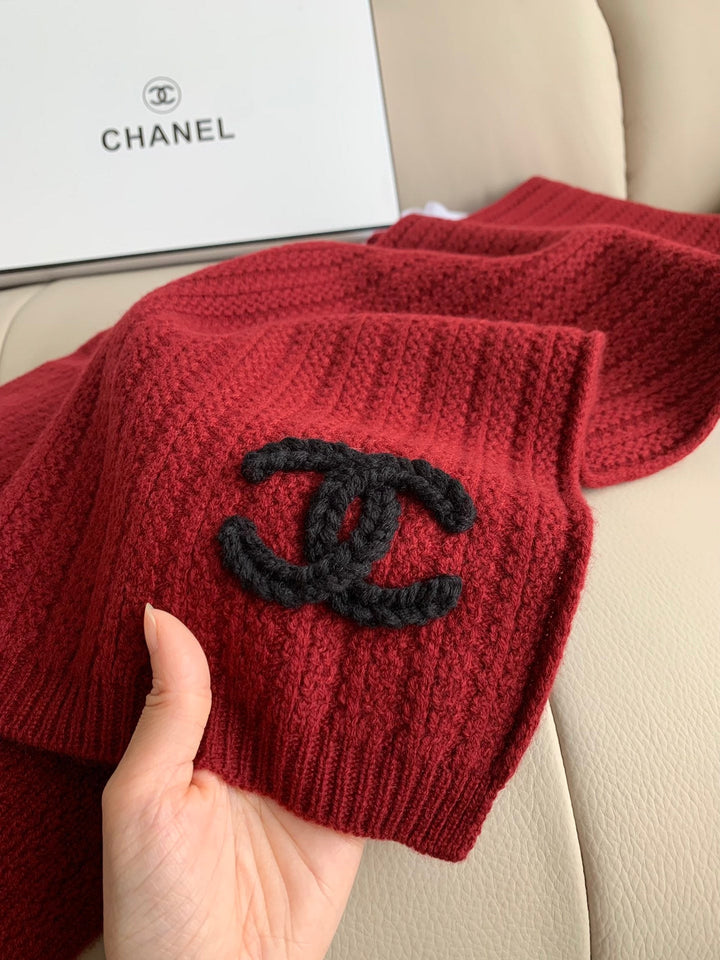 Fashion CC cashmere knitted pineapple pattern fall and winter scarf