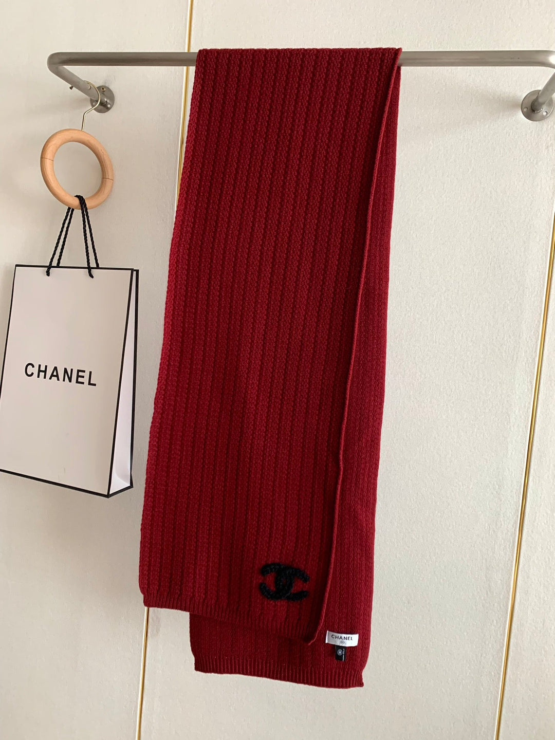 Fashion CC cashmere knitted pineapple pattern fall and winter scarf